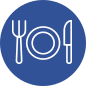 plate and silverware icon
